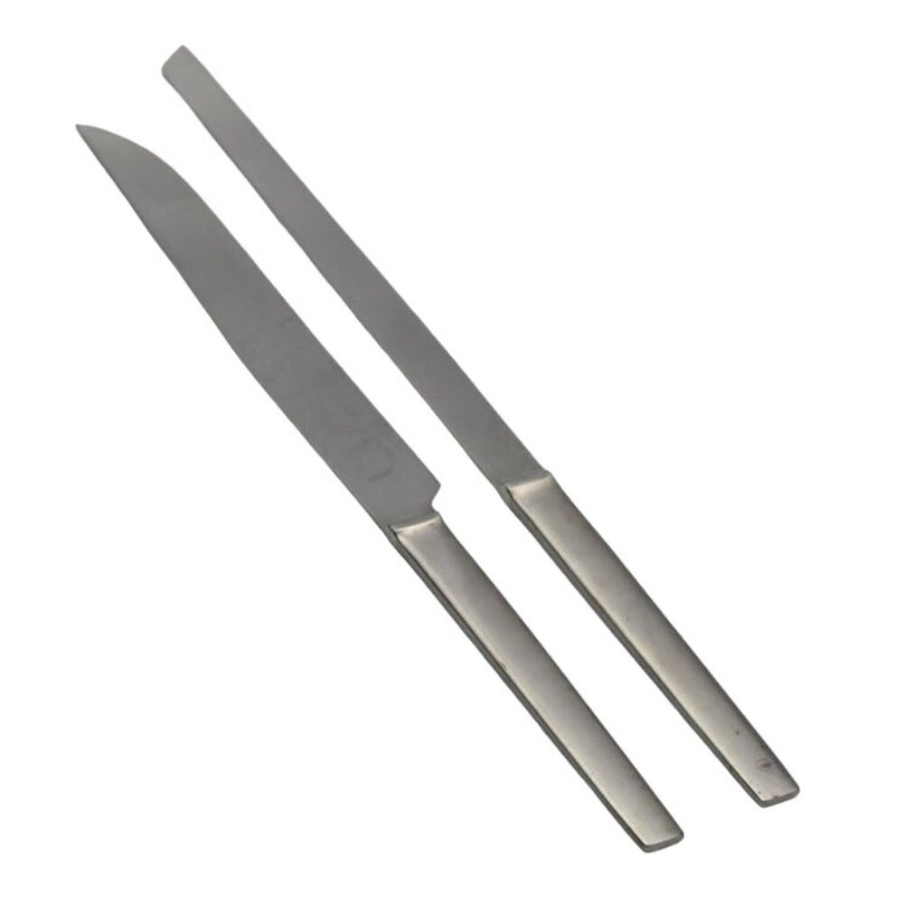2 Vintage Midcentury Arthur Salm AS Austria Stainless Knives Carving Knife Set